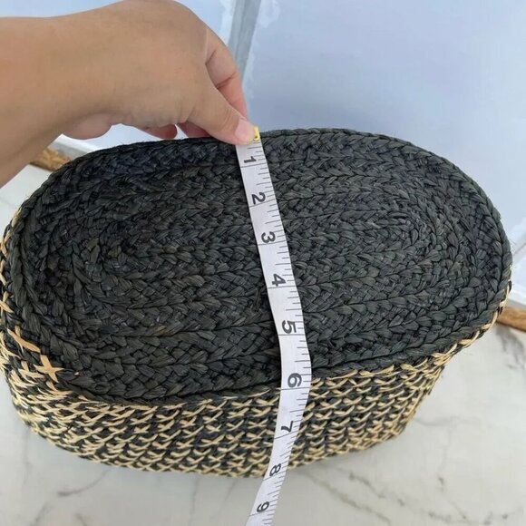 Annabel Ingall Raffia Woven Basket Tote Bag - Picture 10 of 10